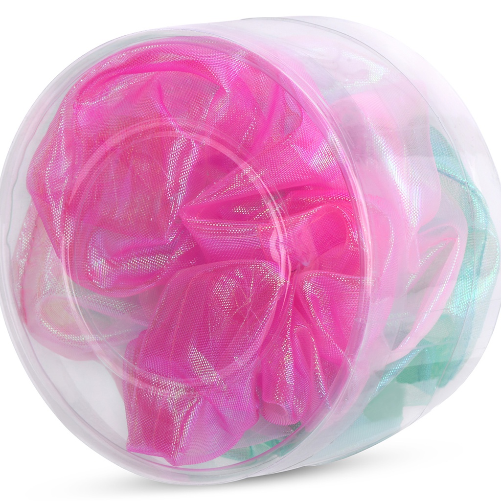 Beck Søndergaard Hårelastik - Organza Scrunchie i Parfait Pink main image 1